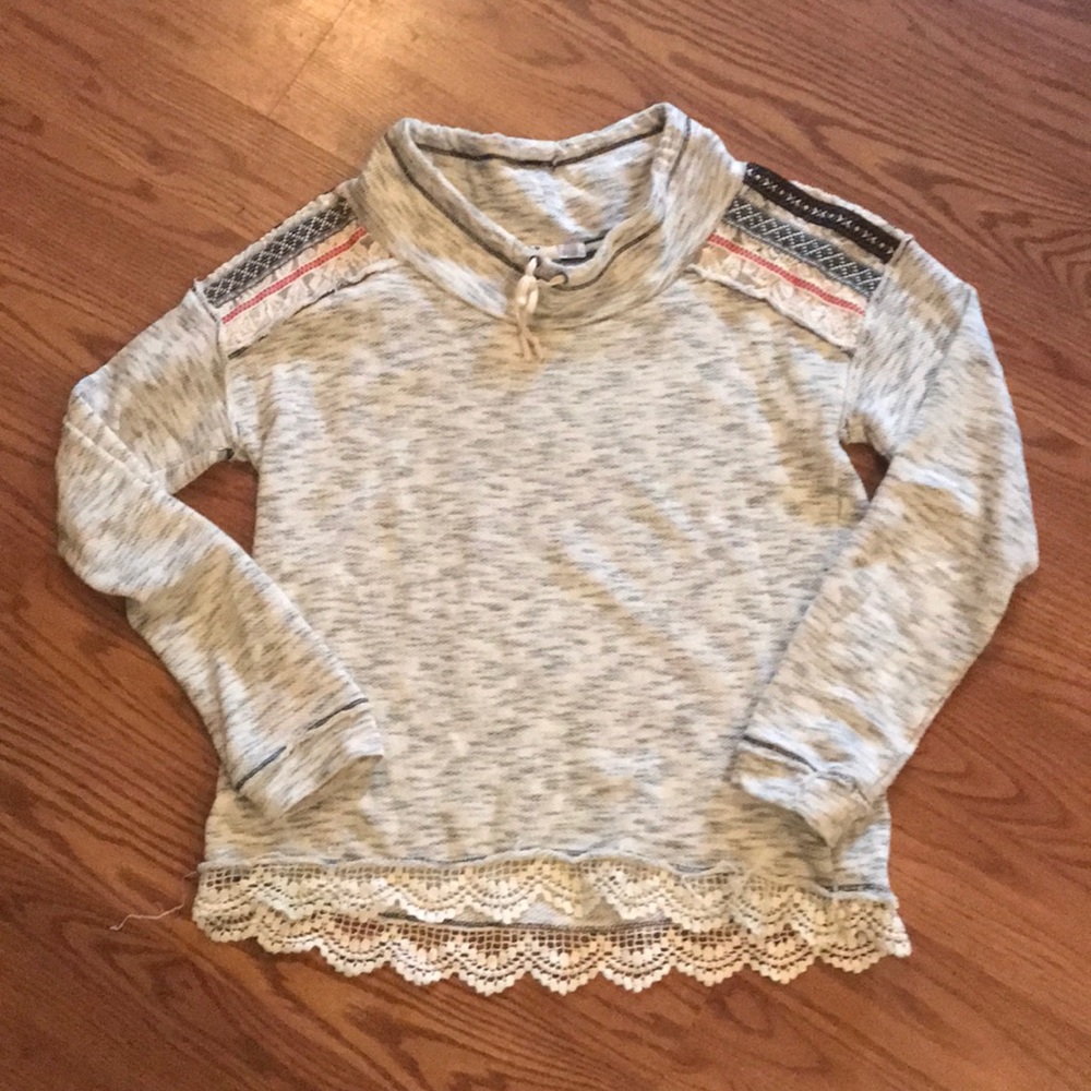 ❤️WOMENS JOLT THERMAL SHIRT TOP SWEATSHIRT BOHO M